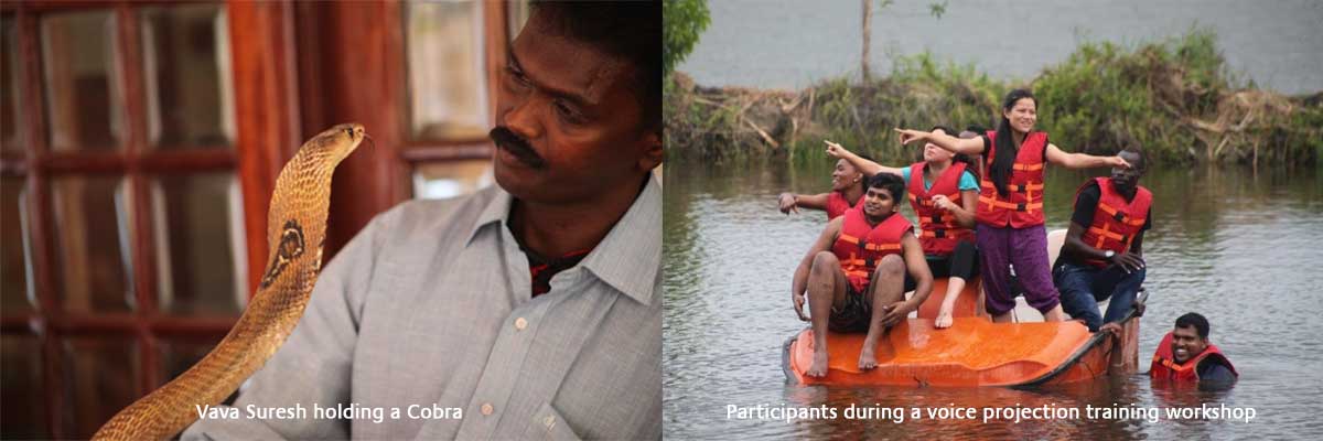 2nd Quarterly newsletter 18 - Vava Suresh and Voice projection workshop