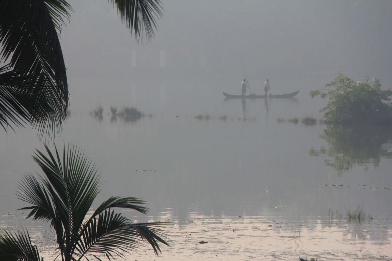 Vellayani Lake, Kerala, India