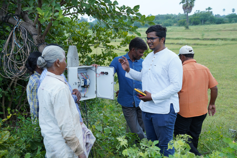 Satya installing safe pump switch starters