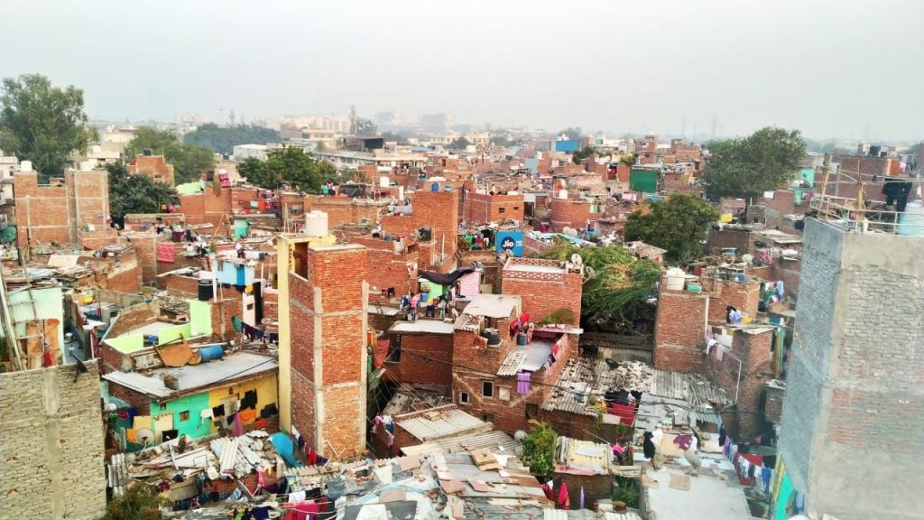 Sanjay Slum in Delhi