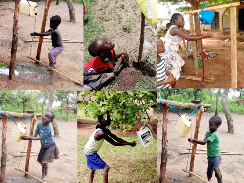 Hygienic handwash stations installed by Durian, Nigeria