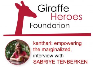 Interview with Sabriye Tenberken on Giraffe Heroes podcast