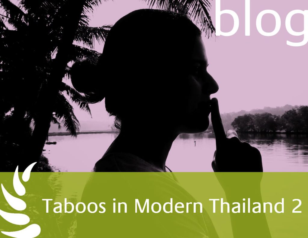 Taboos in modern Thailand part 2