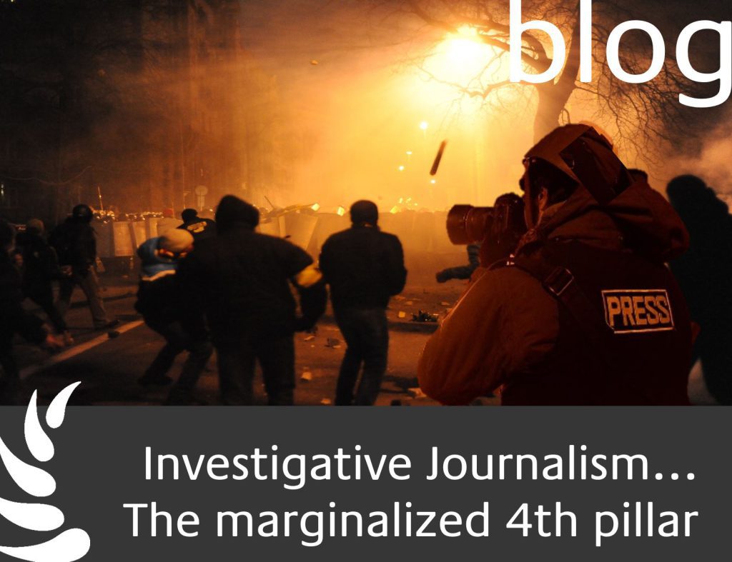 Investigative journalism The Marginalised 4th Pillar
