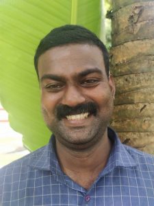 portrait of Prasanth, purchase assistant at kanthari