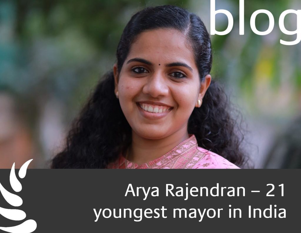Arya Rajendran - 21 - Youngest Mayor in India