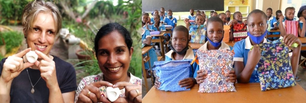 Salinis home made soap and days for girls sanitation packs