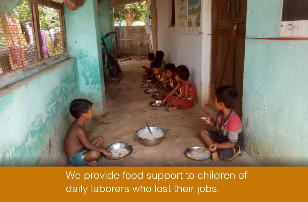 food support for children of migrant workers who lost their jobs