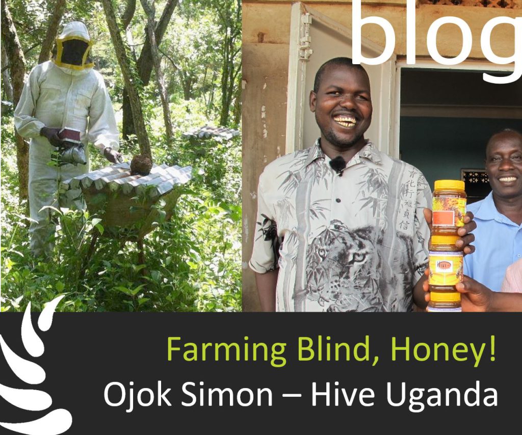 Farming Blind, Honey! Ojok Simon, founder of Hive Uganda