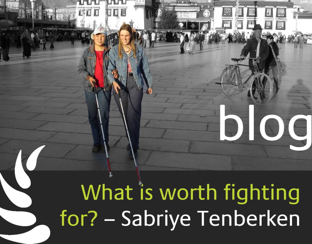 what is worth fighting for - sabrite tenberken