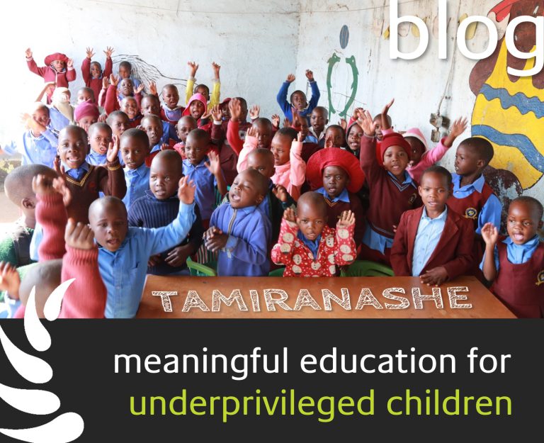 Tamiranashe - meaningful education for underprivileged children
