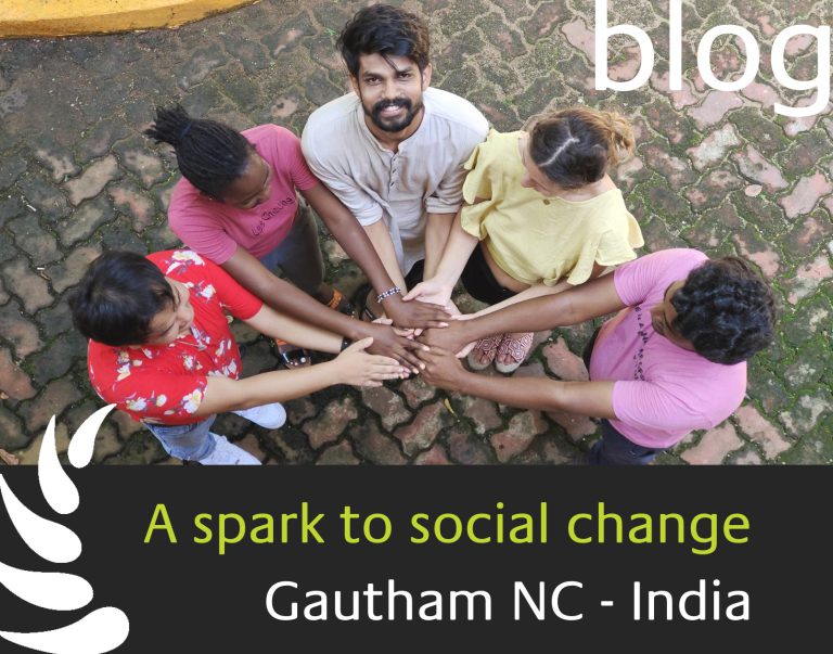 A spark to social change - Gautham NC