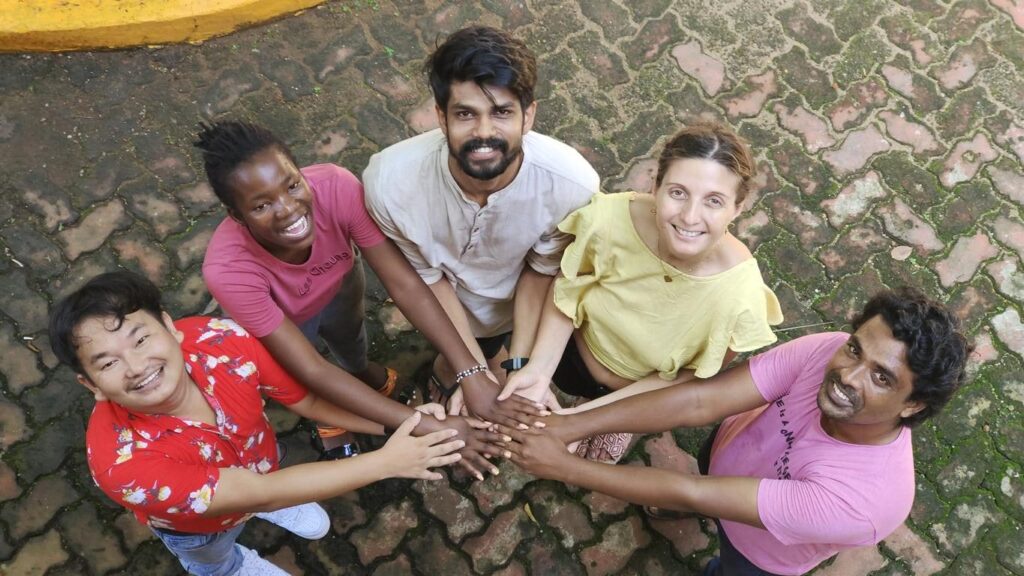 Bibek, Eltrud, Gautham, Charlotte and Anbalagan