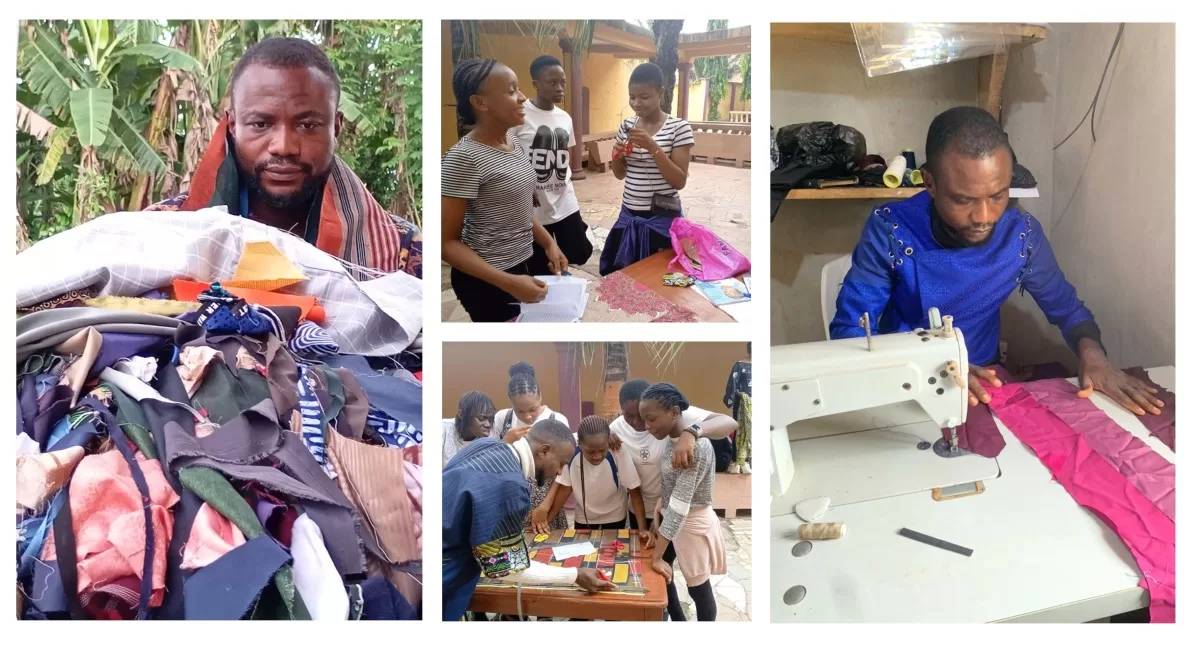 Emmanuel in action in Nigeria